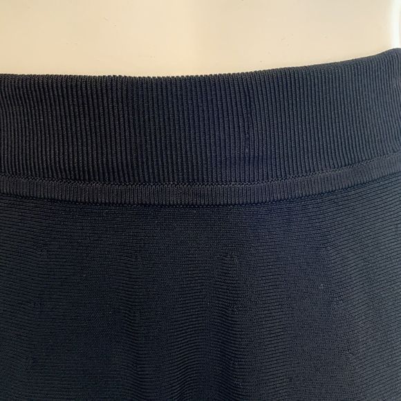 ALC Womens Elastic Waistband Knit Mini A Line Skirt Black medium - Picture 10 of 13